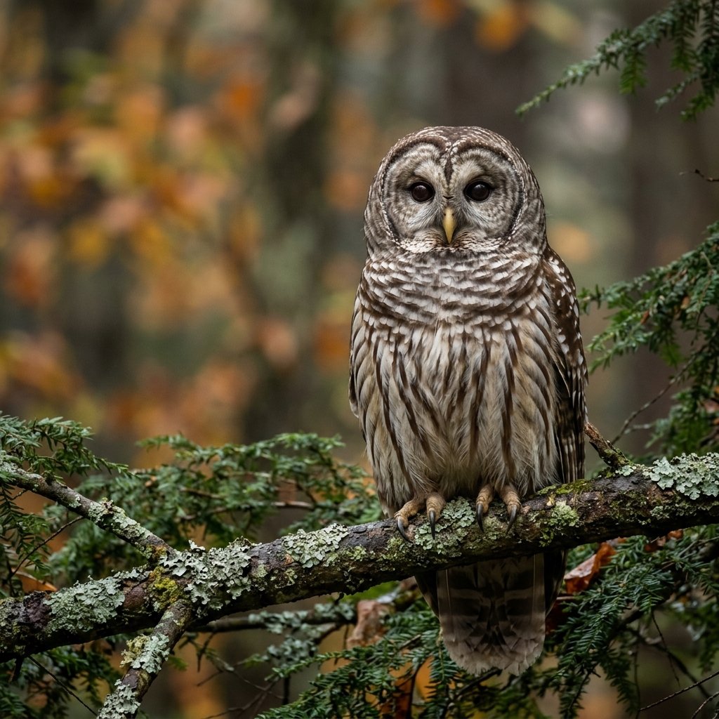 Strix Vari Barred Owl (Strix Varia) Guide: Diet, Habitat & Identification - Plantiary