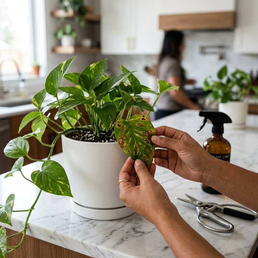 Brown Spots on Pothos: Fungi or Pests?