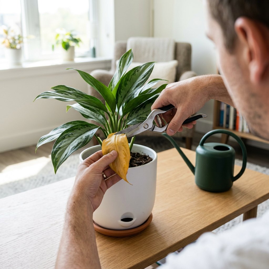 Chinese Evergreen Yellow Leaves Fix