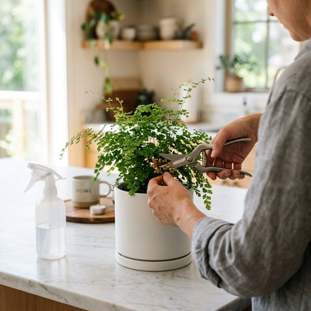 Fix Crispy Fronds on Maidenhair Ferns