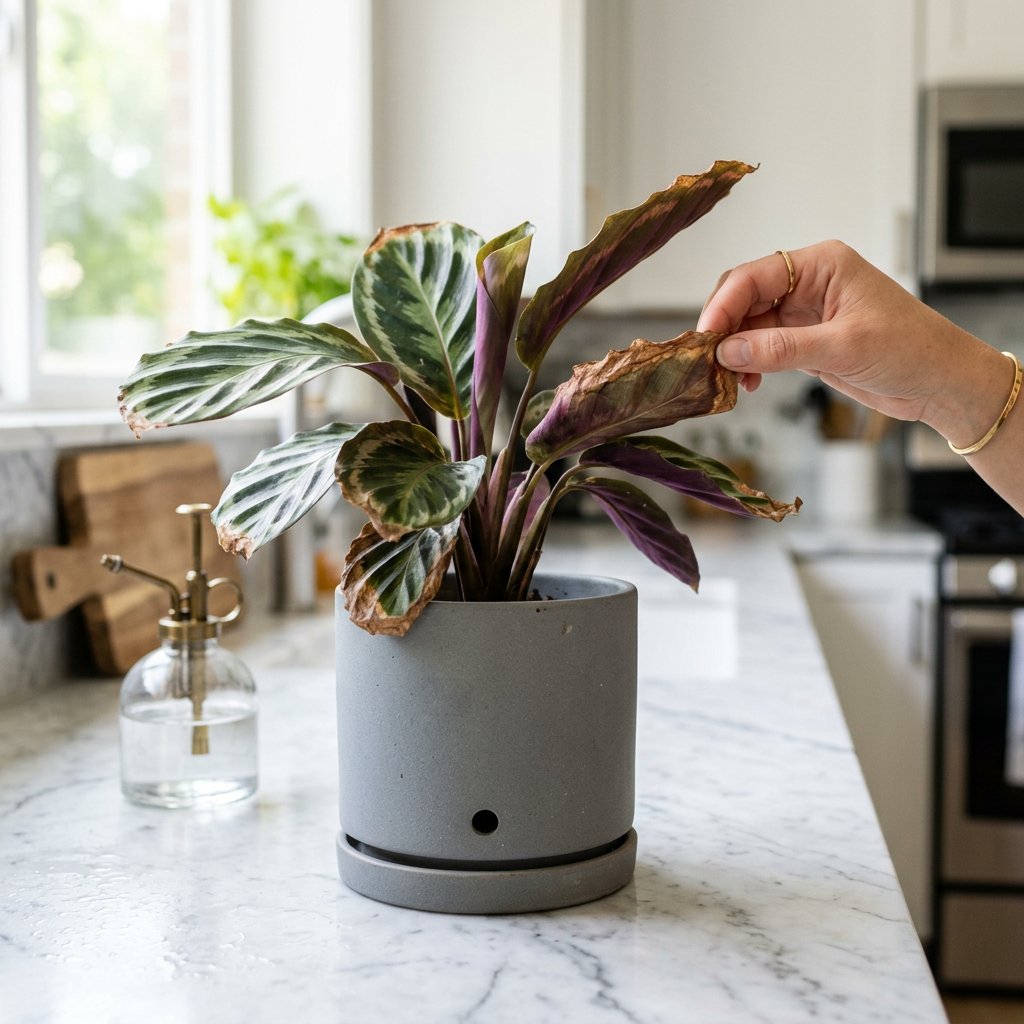 Fix Curling & Brown Edges on Calathea