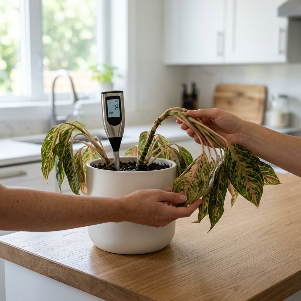 Fix Drooping Aglaonema Stems Fast