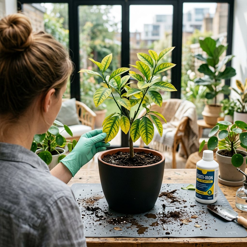 Fix Iron Chlorosis in Lemon Trees