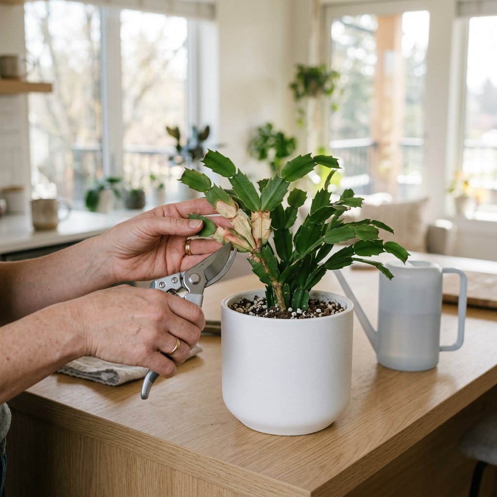 Fix Sunburn on Thanksgiving Cactus