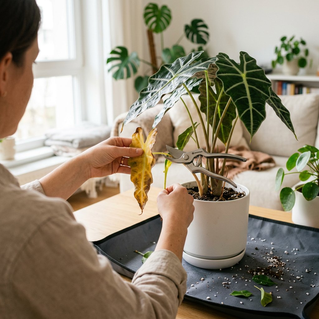 Fix Yellow Alocasia Leaves Quick
