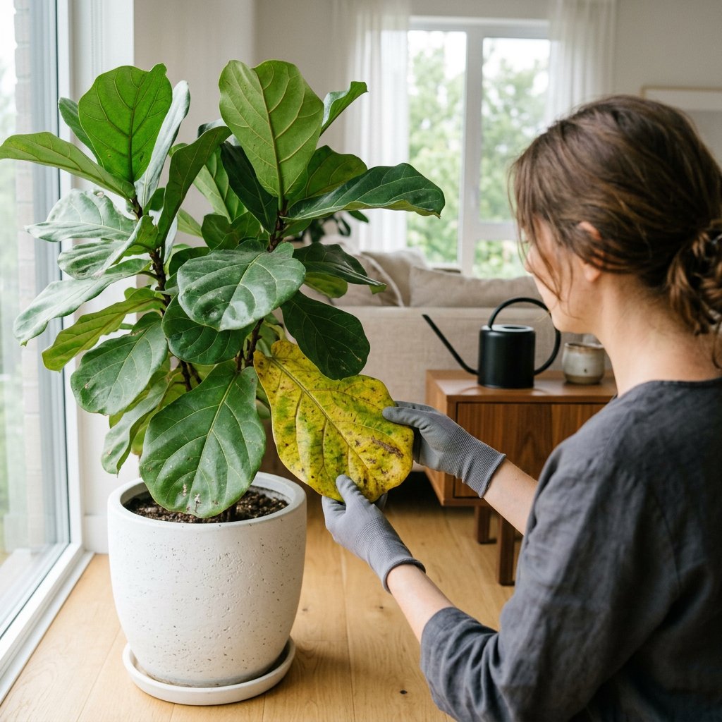 Fix Yellowing Fiddle Leaf Fig Leaves