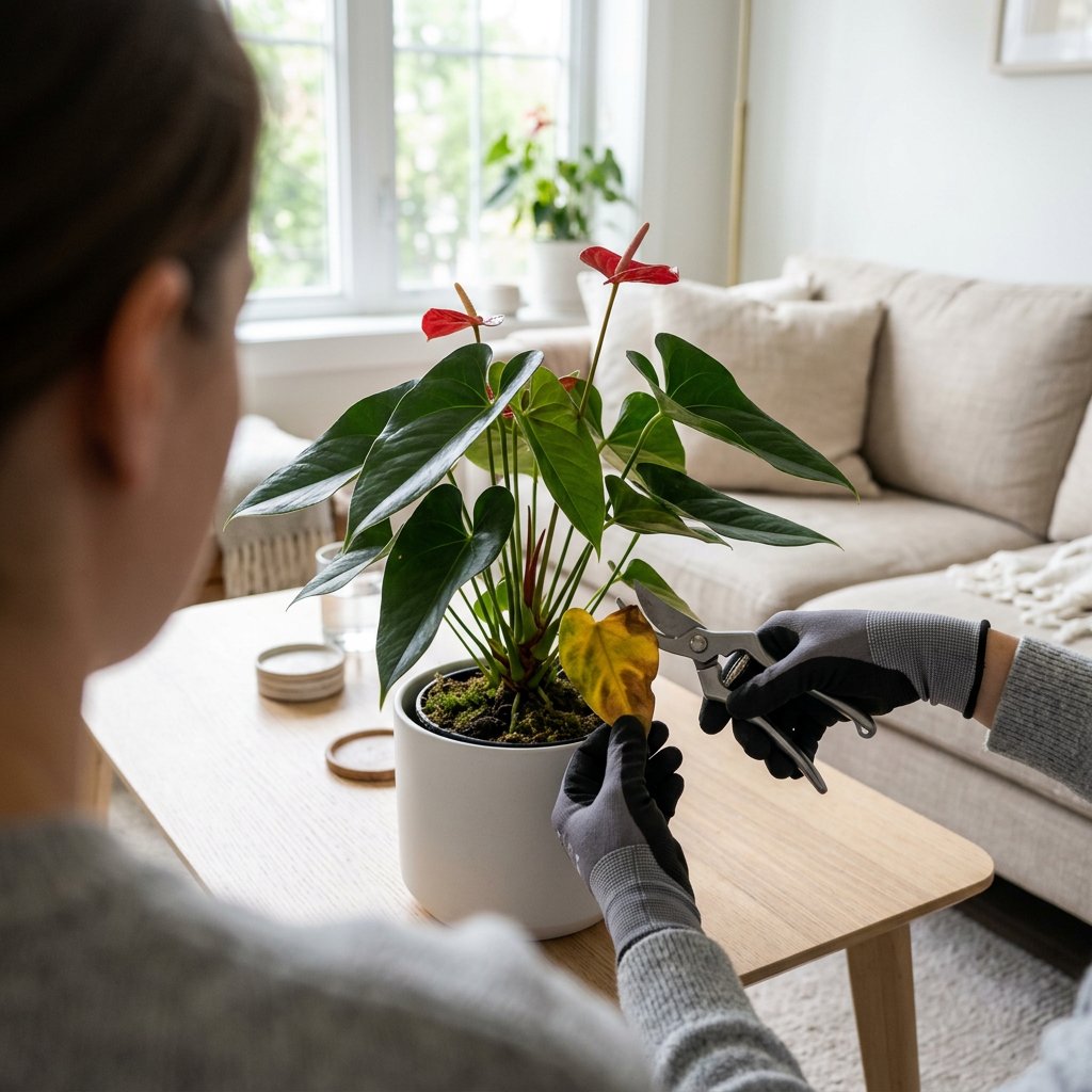 Fix Yellowing Leaves on Your Anthurium