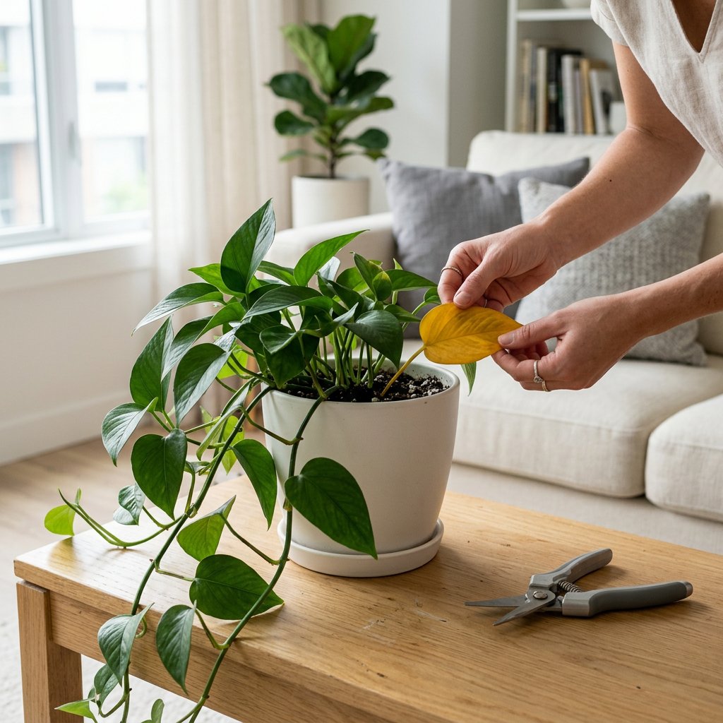 Fix Yellowing Leaves on Your Pothos