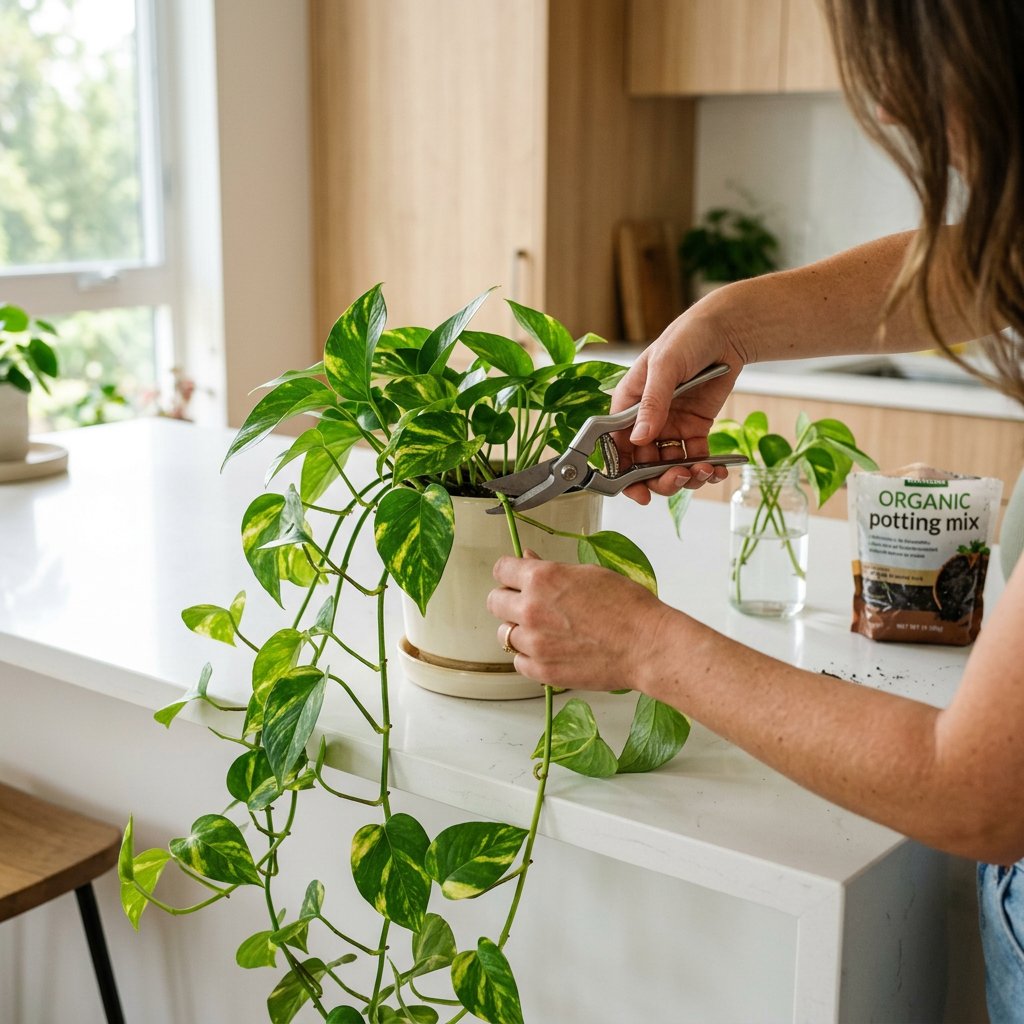 How to Make a Leggy Pothos Bushy