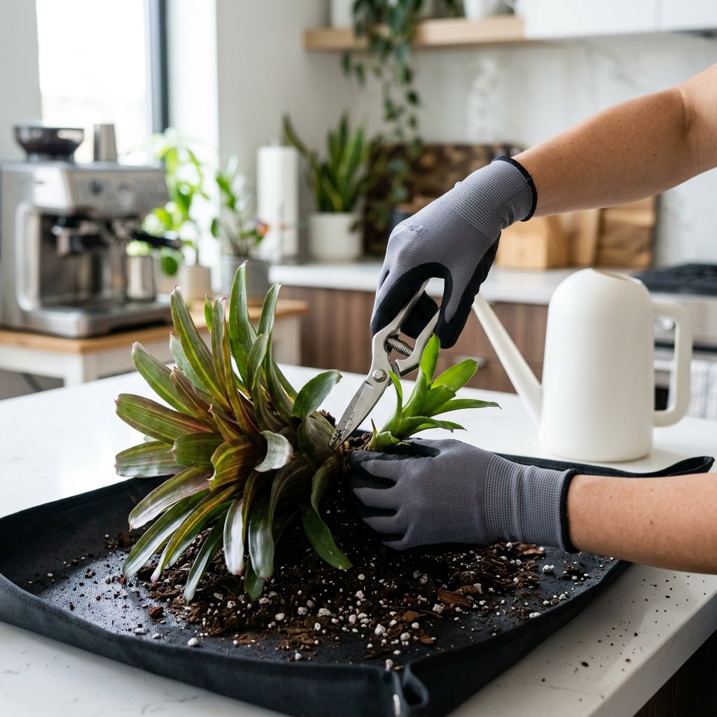 How to Separate Bromeliad Pups Safely