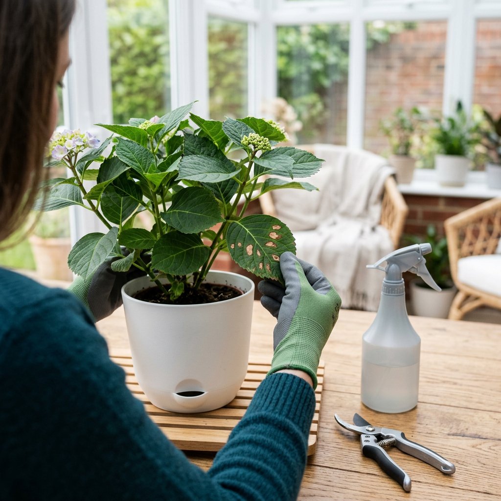 Hydrangea Leaf Spots: Fungal Solutions