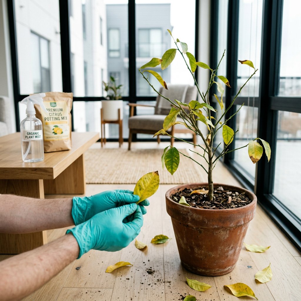 Lemon Tree Leaf Drop: Stress Causes