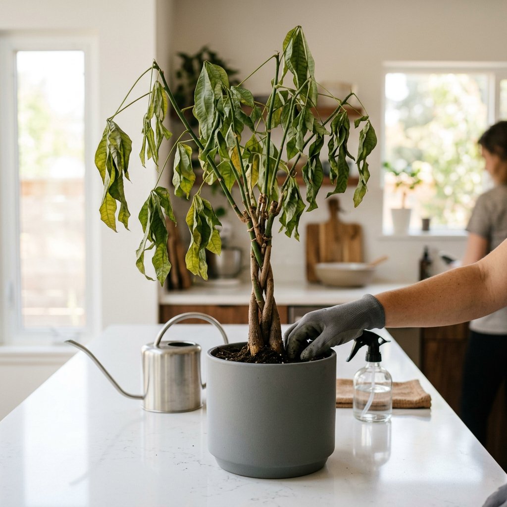 Money Tree Drooping: How to Revive