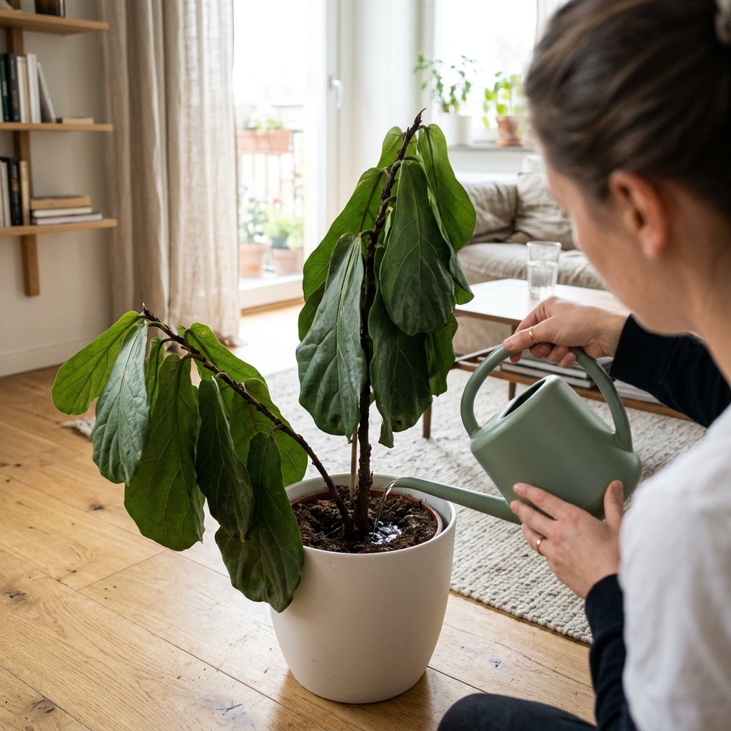Revive a Drooping Fiddle Leaf Fig