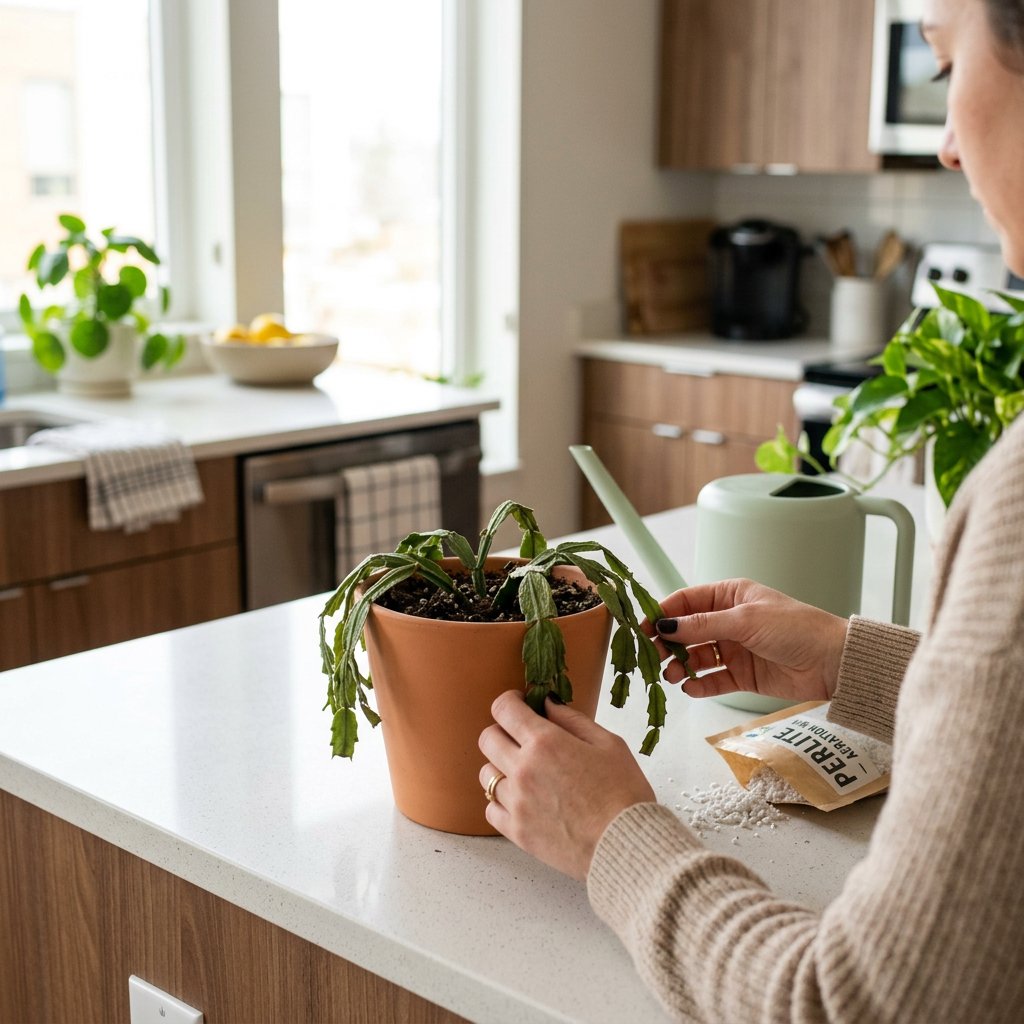 Revive a Limp Christmas Cactus