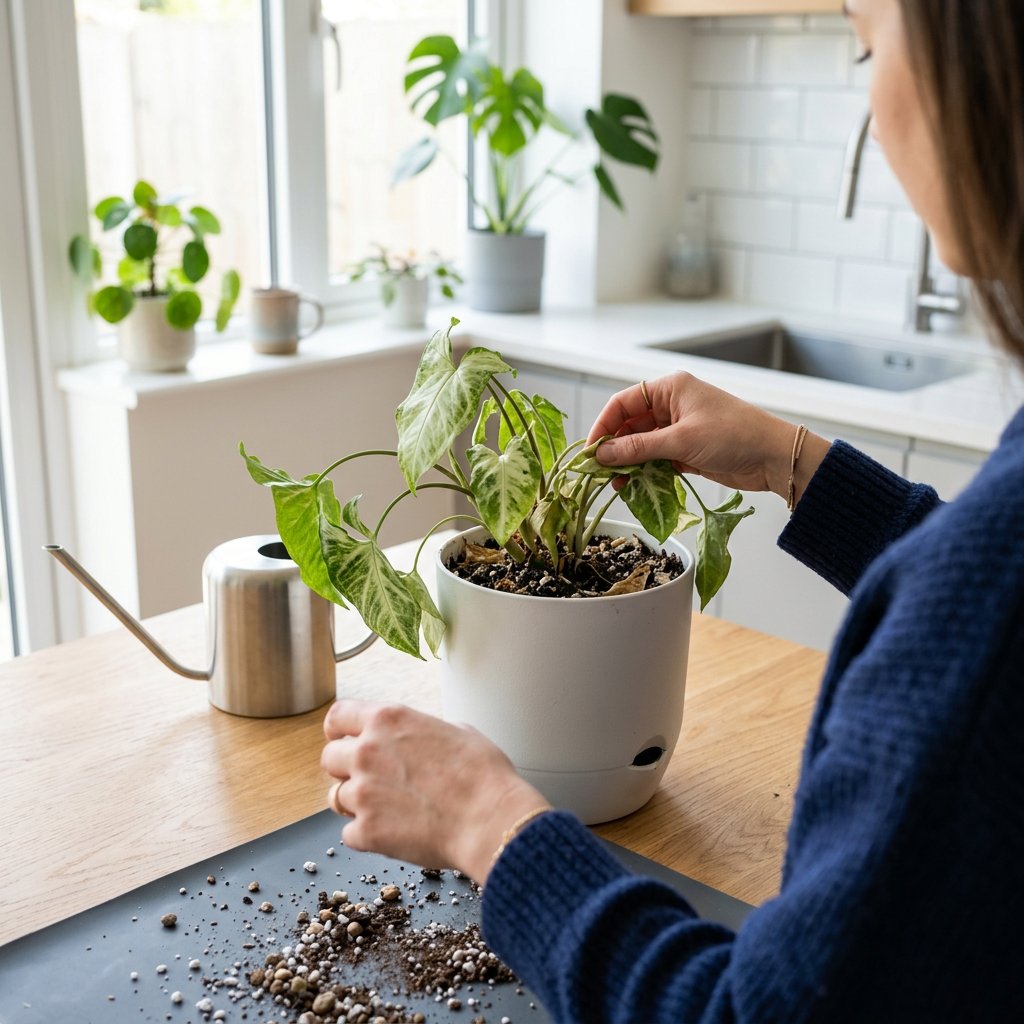 Revive a Wilting Arrowhead Vine