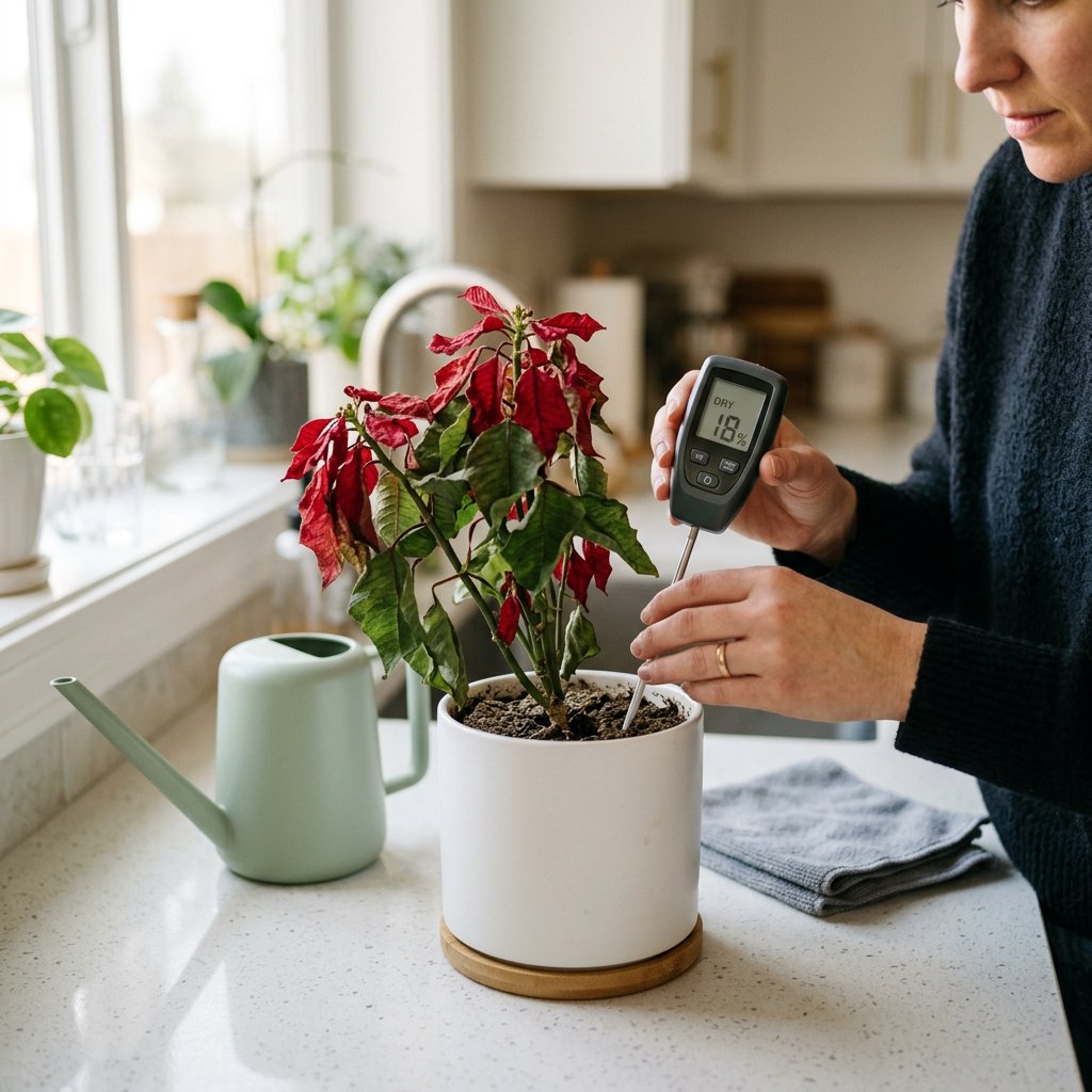 Save a Wilting Poinsettia Safely