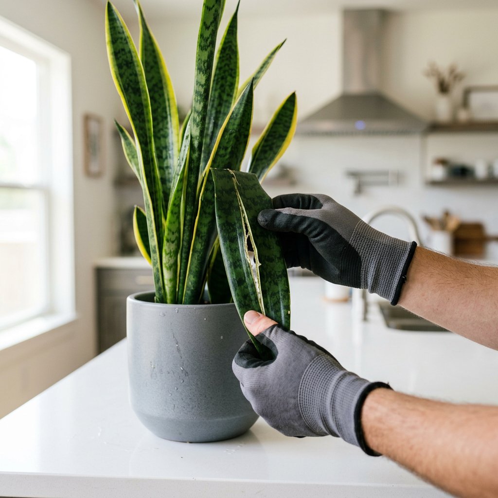 Snake Plant Leaf Splitting: Why?