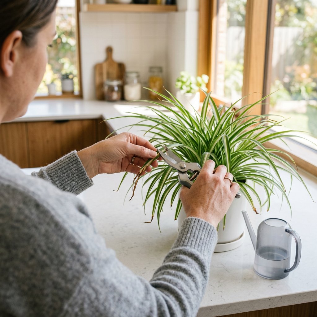 Stop Brown Tips on Spider Plants