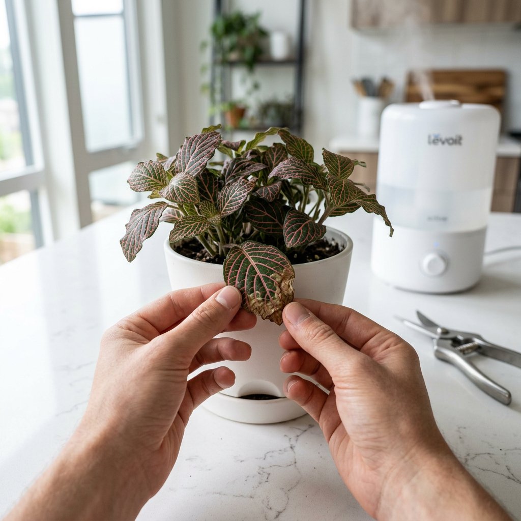 Stop Crispy Edges on Nerve Plants