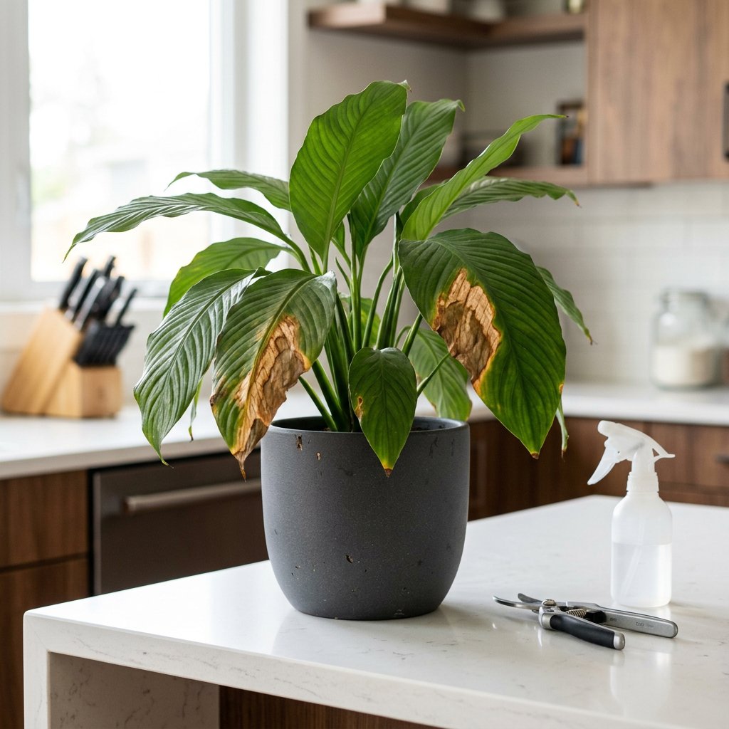 Sunburn on Peace Lily: How to Treat