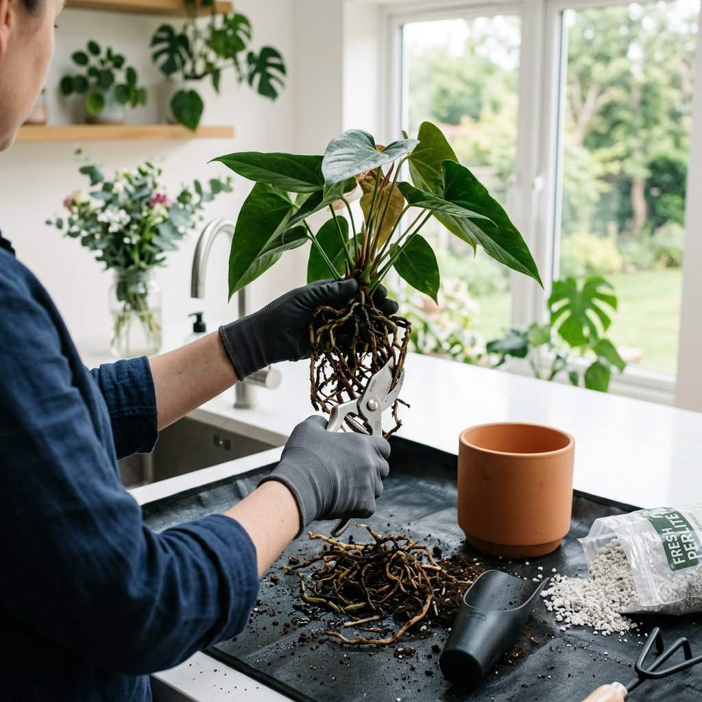 Treat Anthurium Root Rot Before It Dies