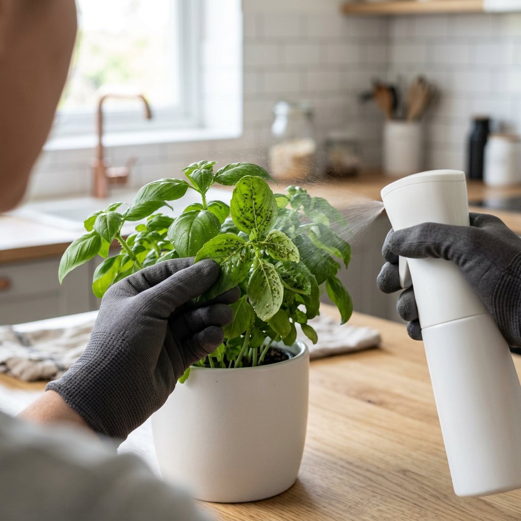 Treat Aphids on Indoor Herb Gardens