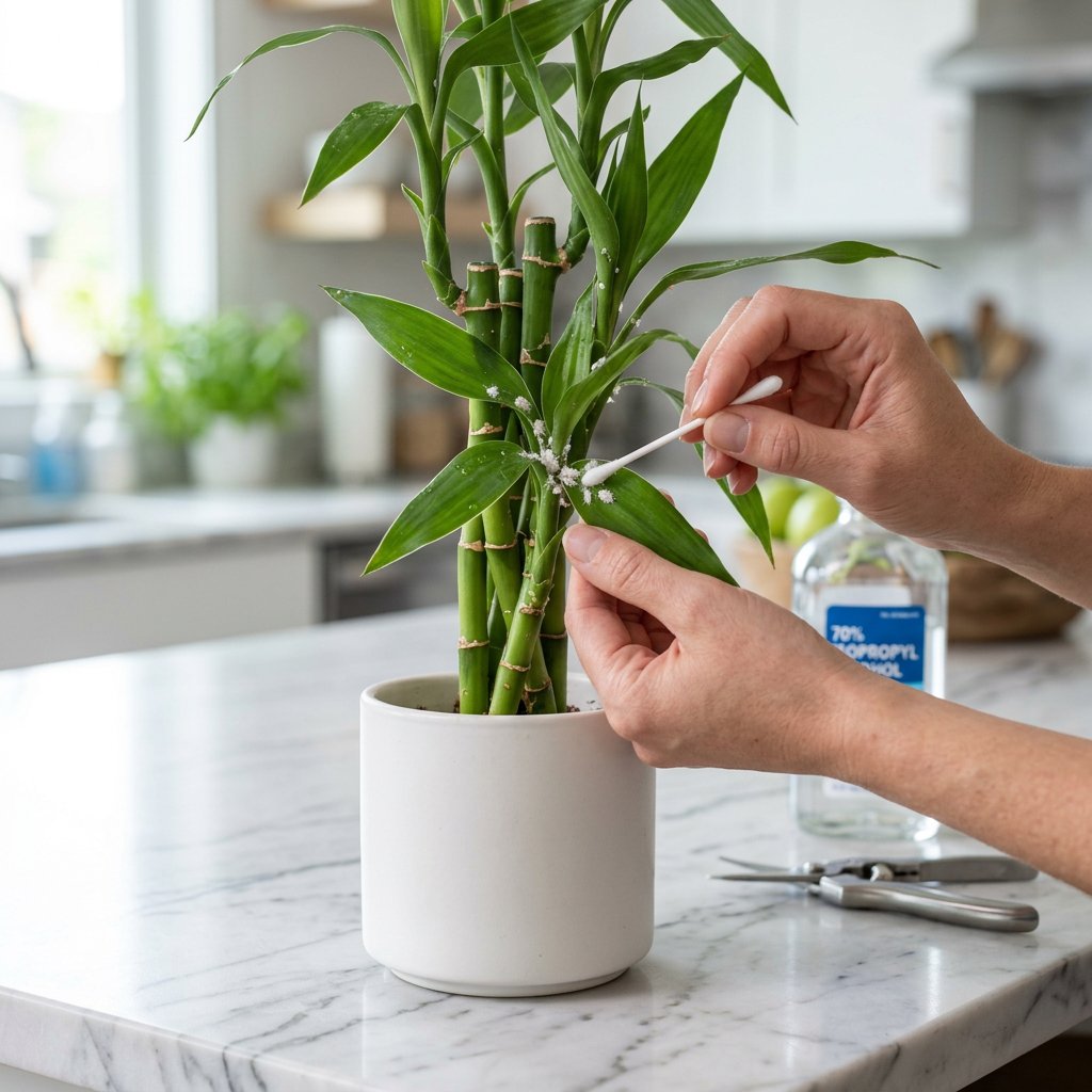 Treat Mealybugs on Lucky Bamboo