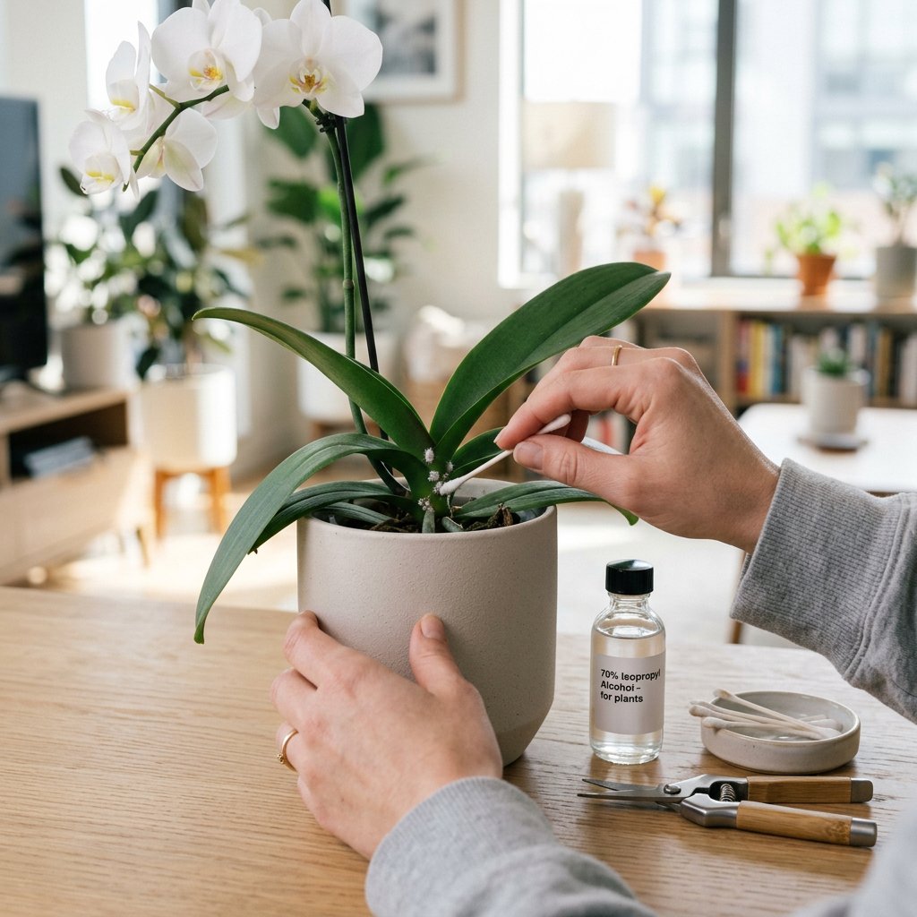 Treat Mealybugs on Orchid Plants