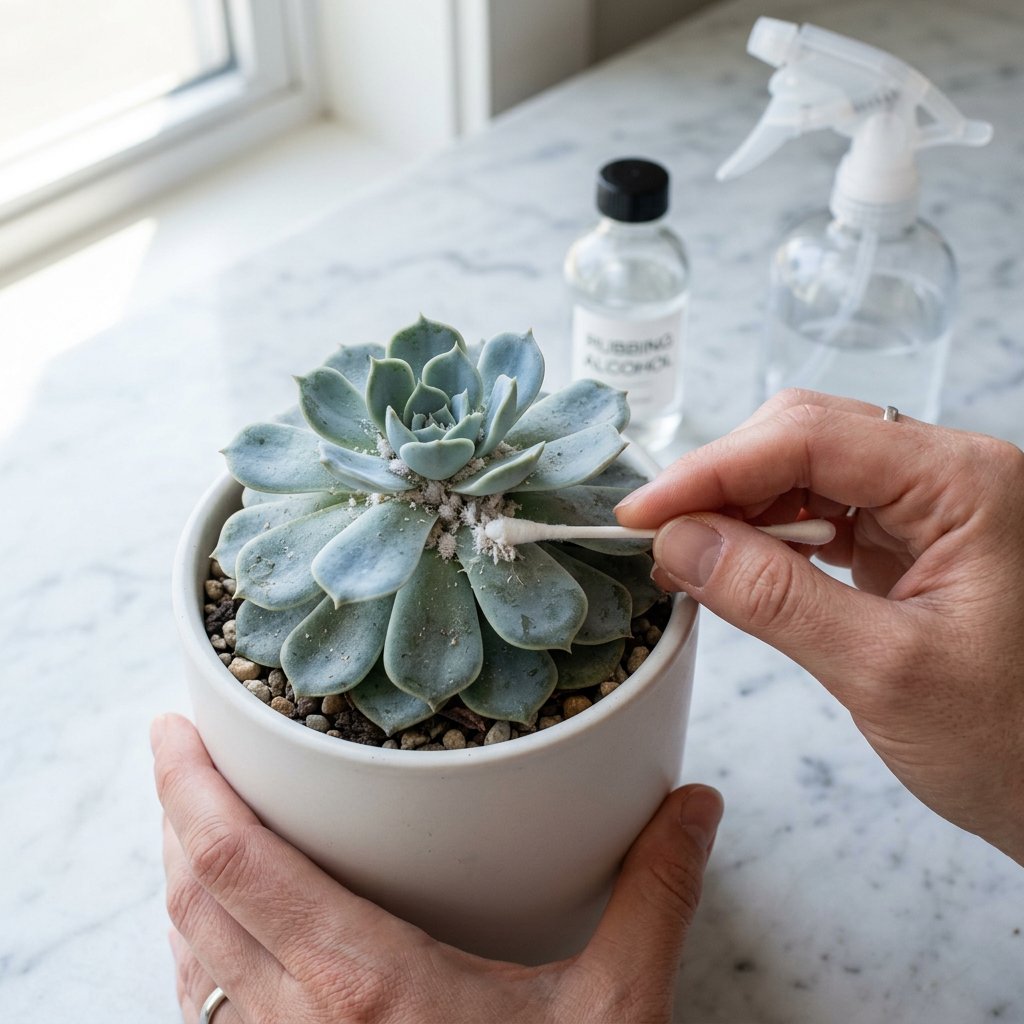 Treat Mealybugs on Succulent Plants