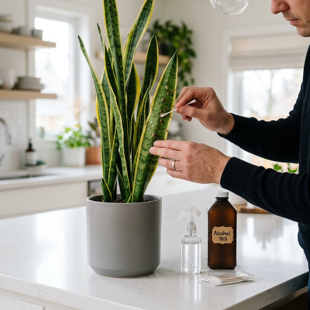 Treat Scale Insects on Snake Plants