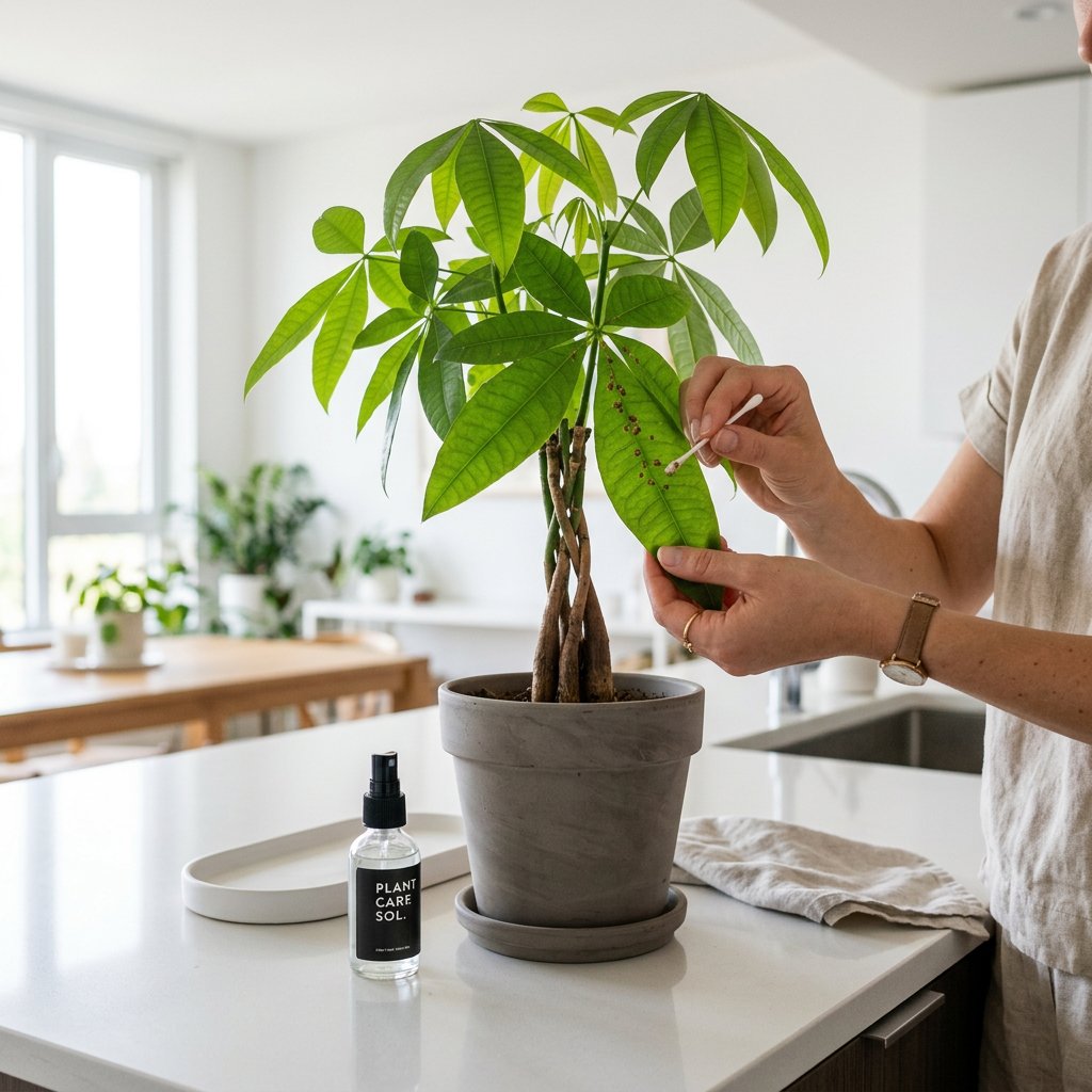 Treat Scale Pests on Money Trees
