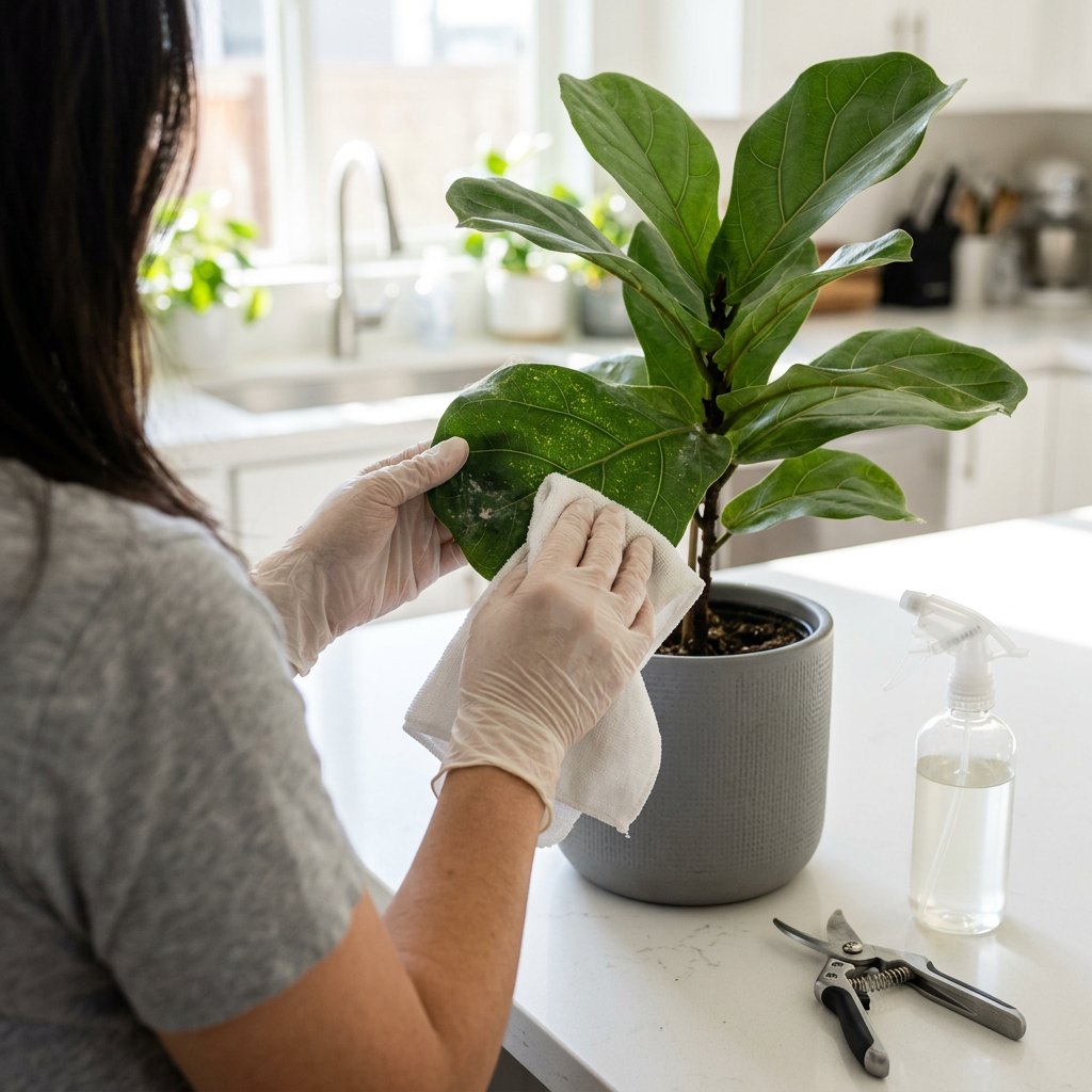 Treat Spider Mites on Ficus Lyrata