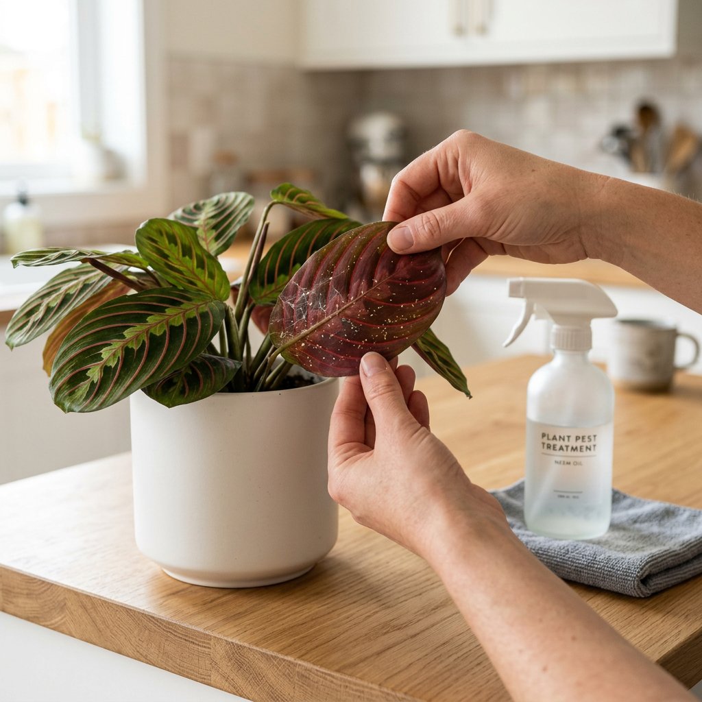 Treat Spider Mites on Prayer Plants