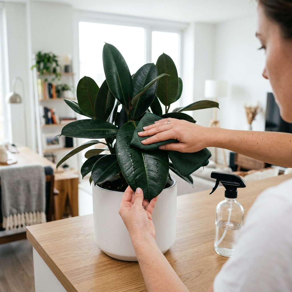 Treat Sticky Leaves on Houseplants
