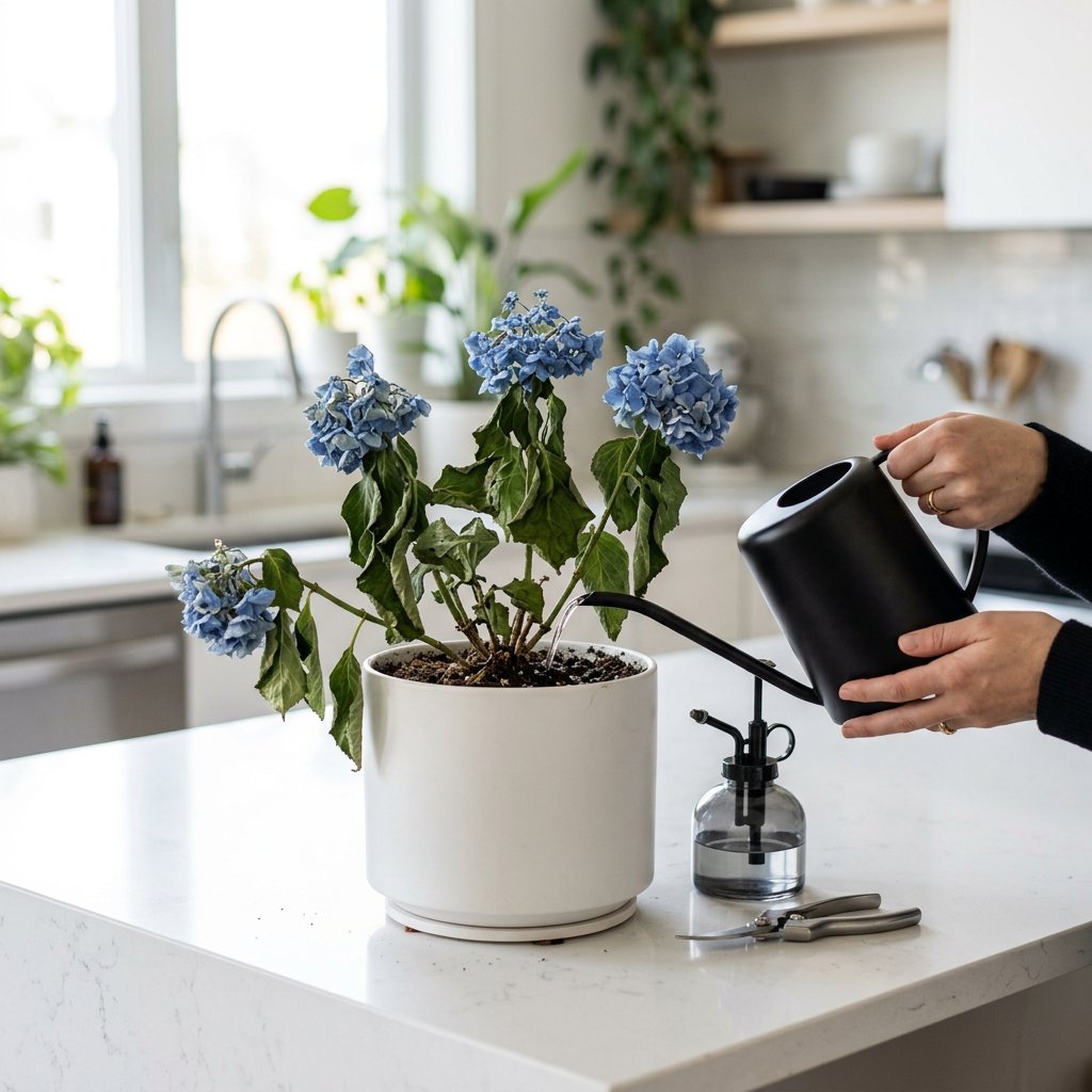 Wilting Hydrangeas: Dehydration Fix