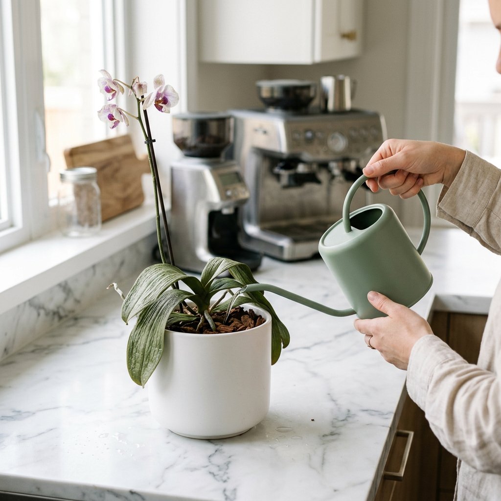 Wrinkled Orchid Leaves: Watering Fix