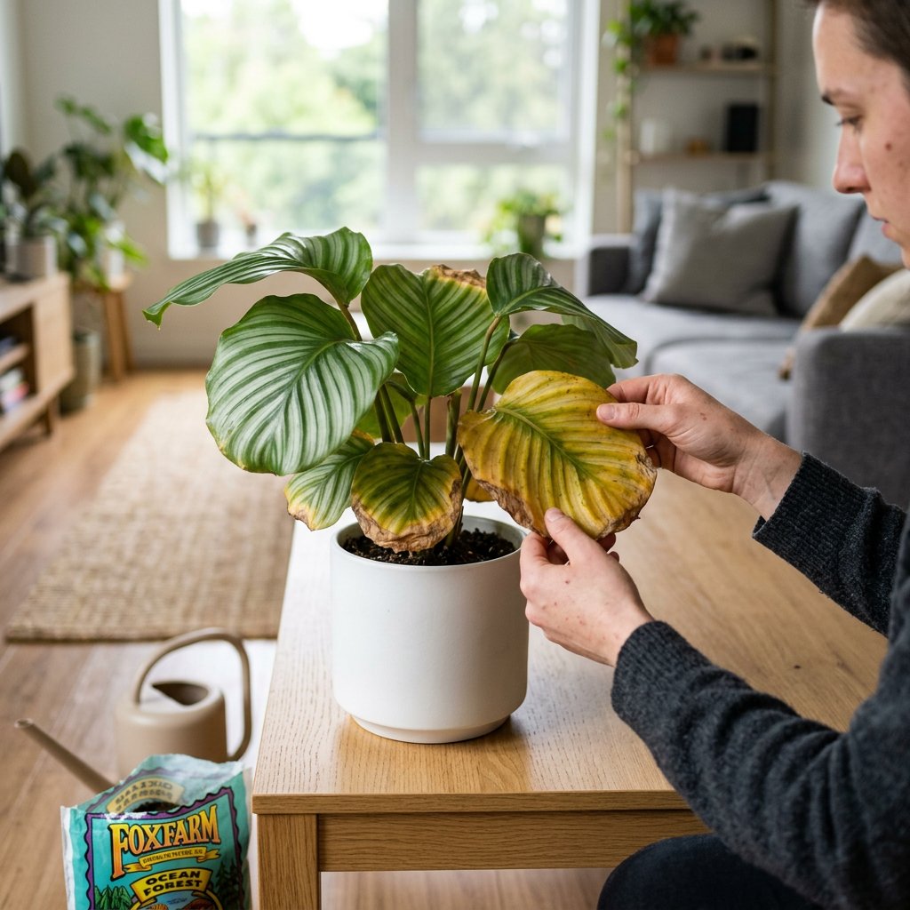 Yellowing Leaves on Calathea: Why?