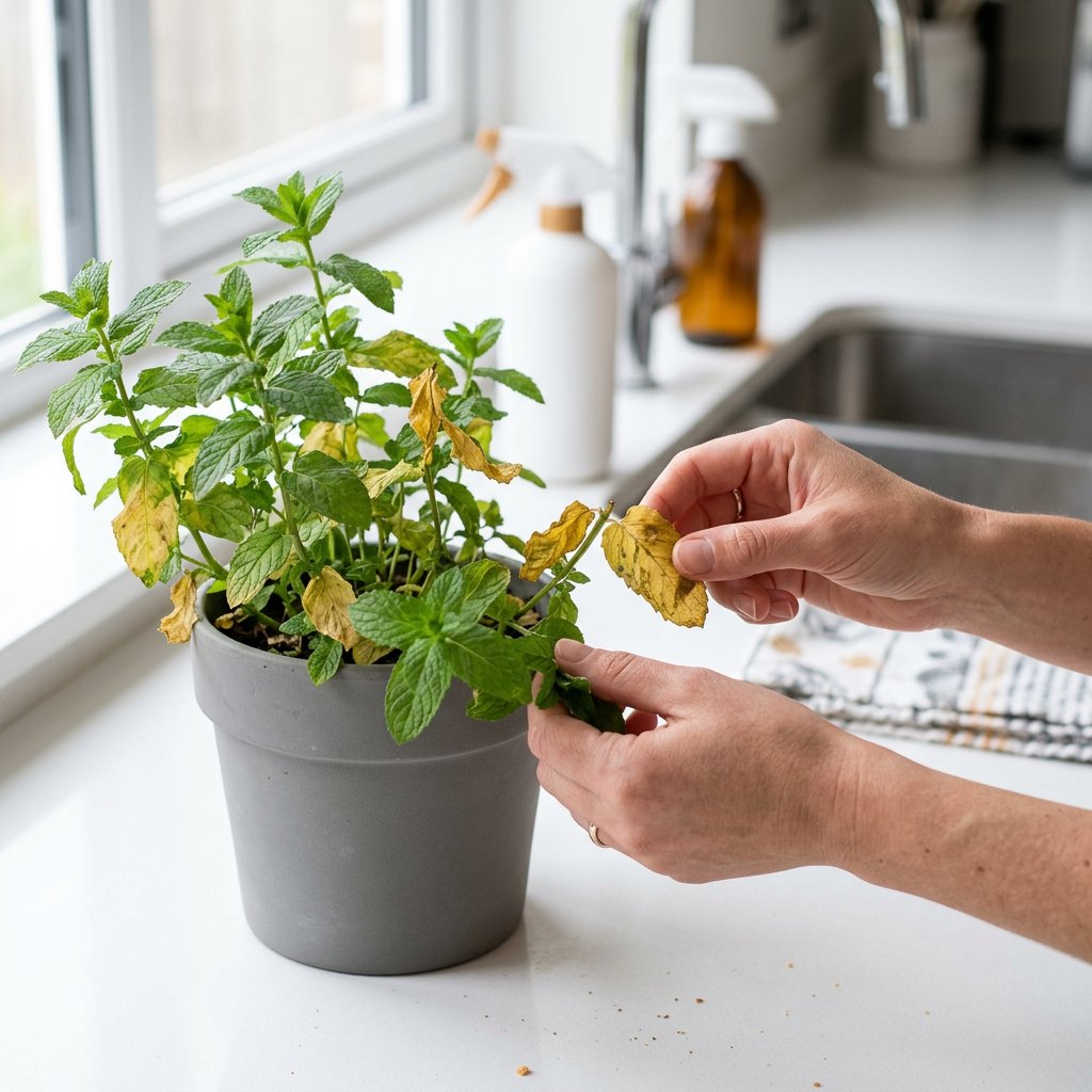 Yellowing Mint Leaves: Causes & Cures