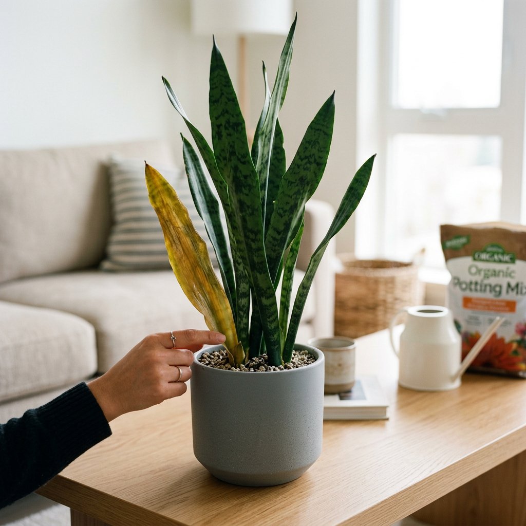 Yellowing Snake Plant Leaves Explained