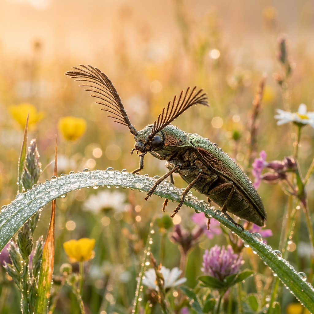 Cekenit Insect Pectinate Click Beetle (Ctenicera Pectinicornis): Facts, Identification ...