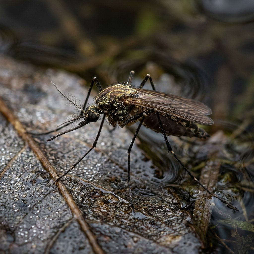 Winter Marsh Mosquito (Culiseta Inornata) Insect Identification Guide ...