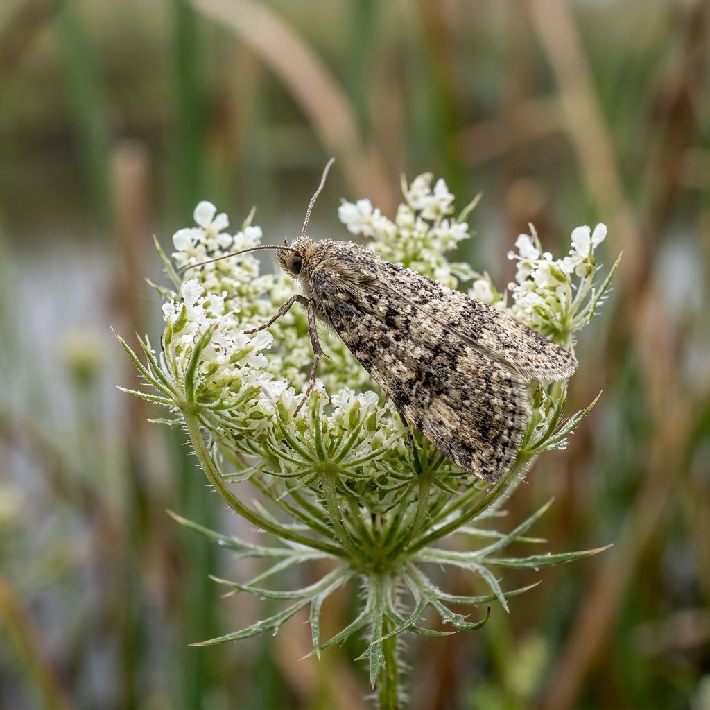Dingy Insect Dingy Flat-Body (Depressaria Daucella): Facts, Identification & Habitat ...