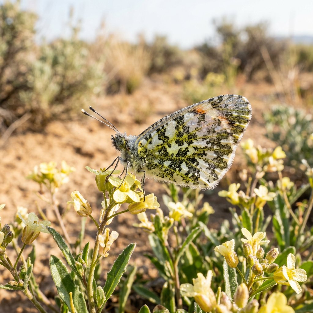Desert Marble (Euchloe Lotta): Facts, Identification & Habitat - Plantiary