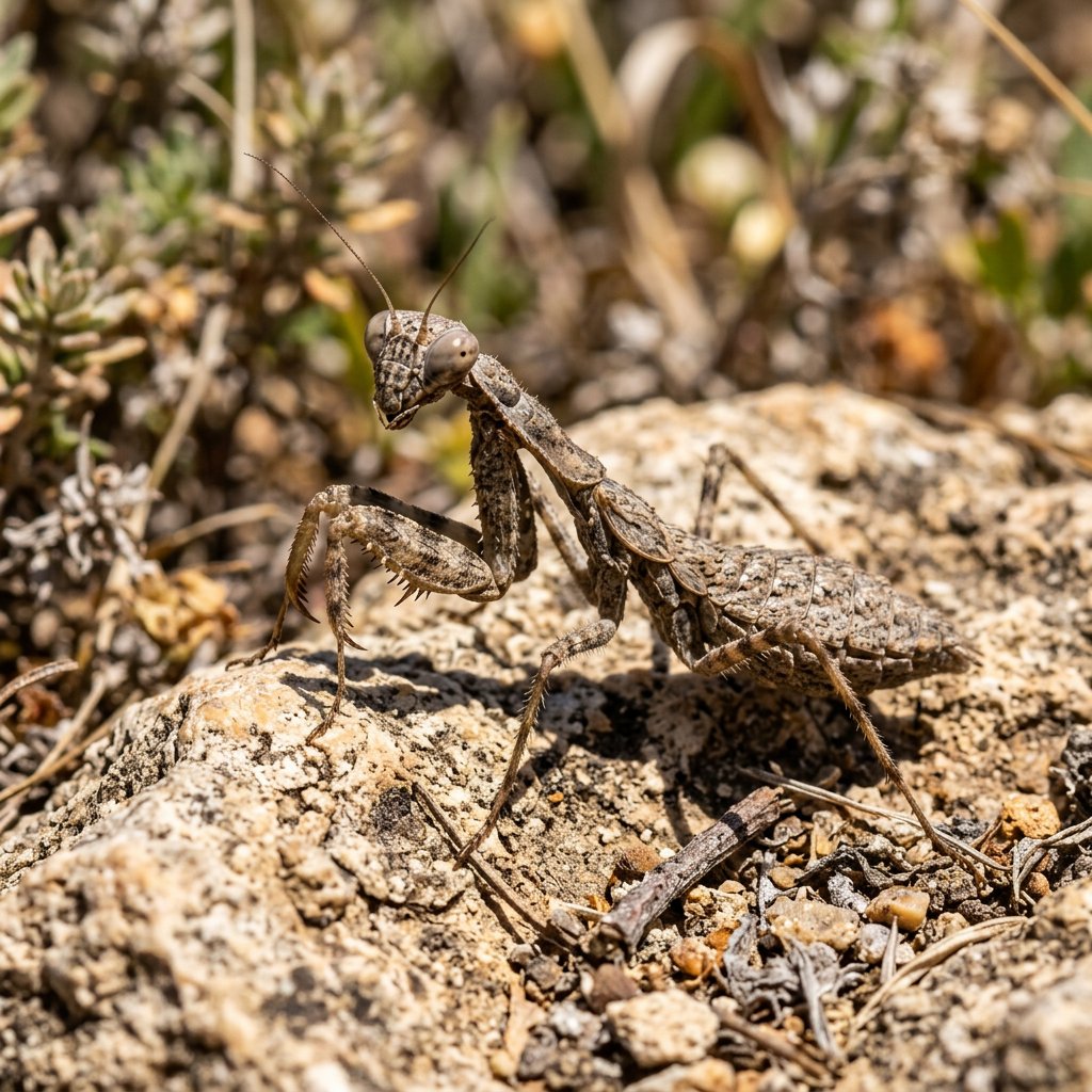 Larva-Like Ground Mantis (Geomantis Larvoides): Facts, Identification ...