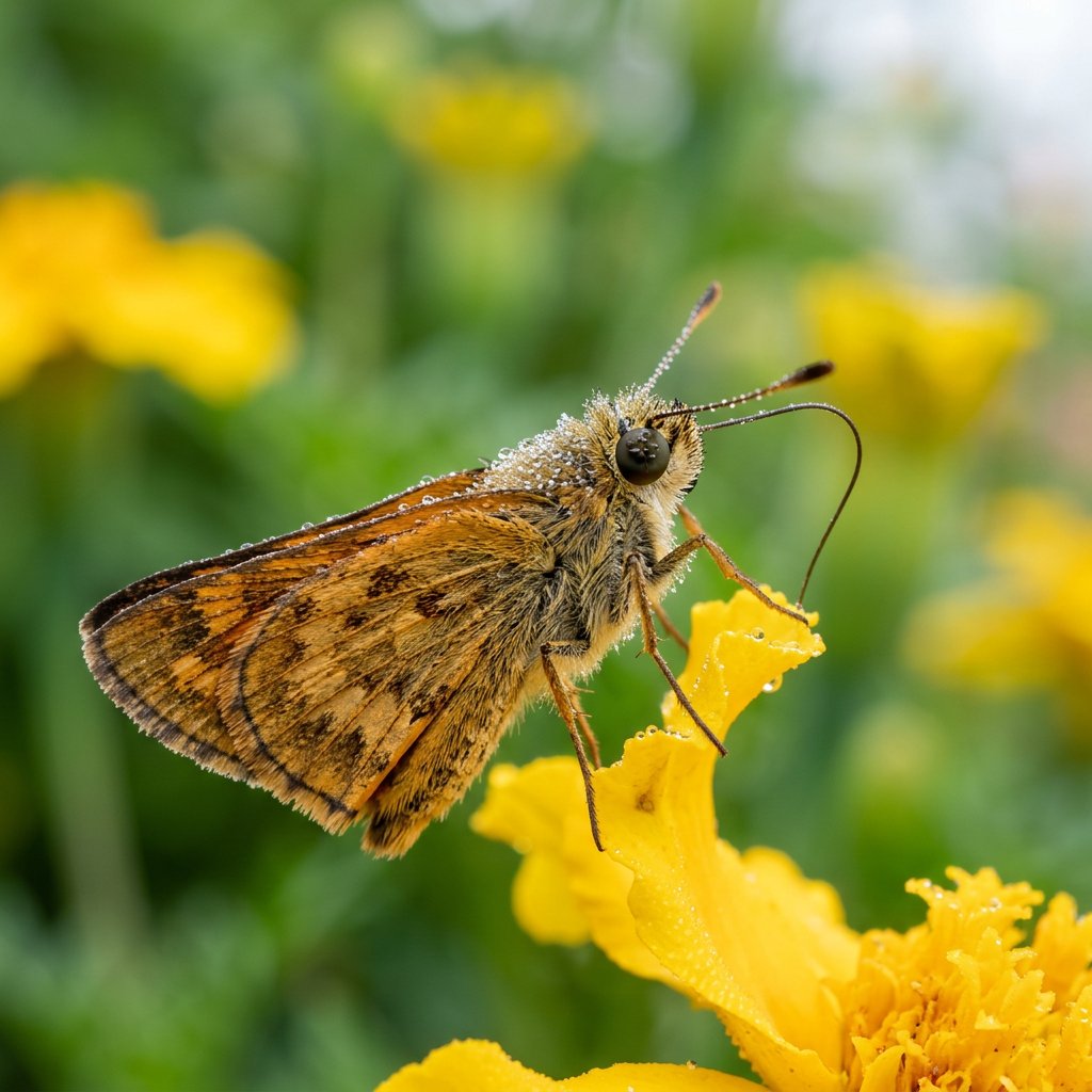 Fiery Skipper (Hylephila Phyleus) Insect Identification Guide, Habitat ...