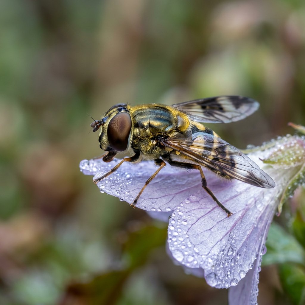 Eastern Band-Winged Hover Fly (Hypocritanus Fascipennis): Facts ...