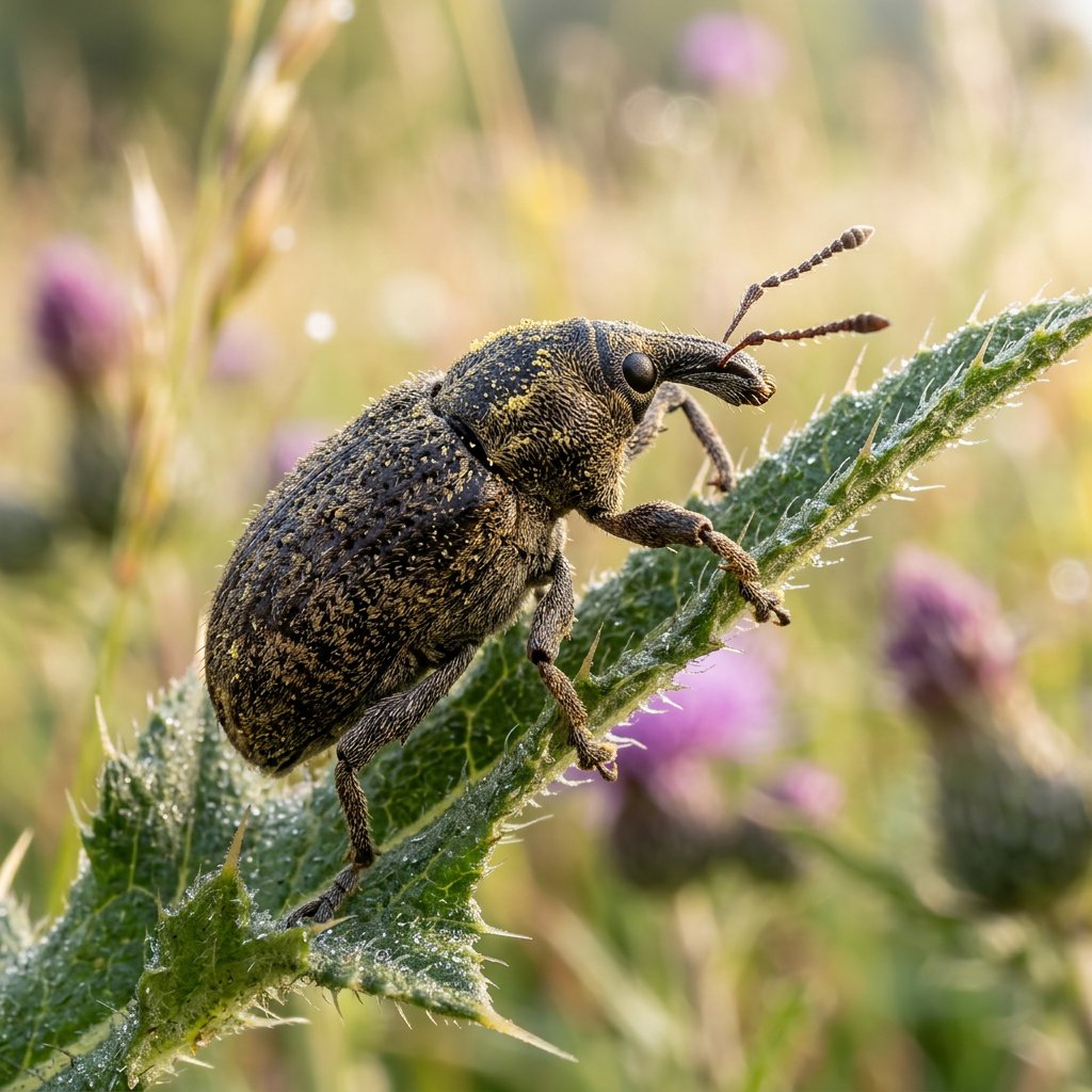 Canada Thistle Bud Weevil (Larinus Carlinae): Facts, Identification ...