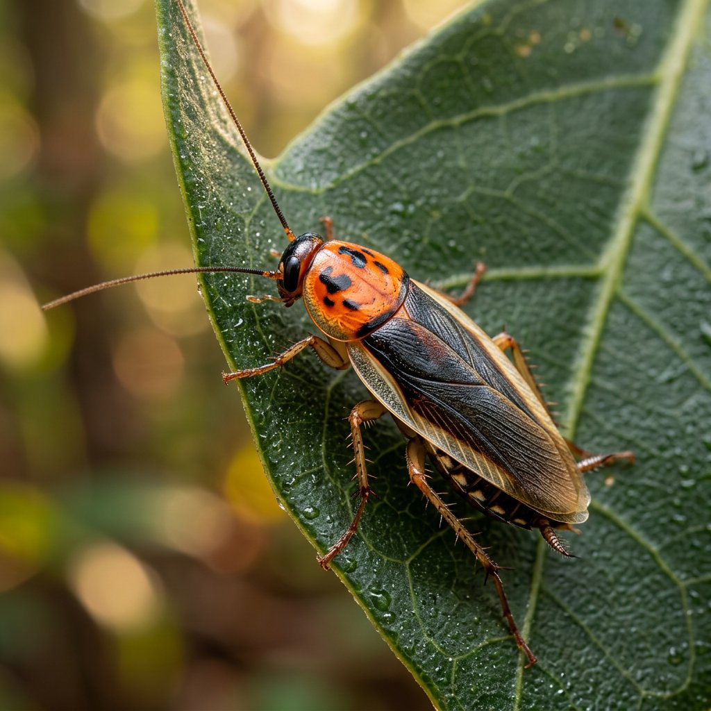 Pale-Bordered Field Cockroach (Pseudomops Septentrionalis): Facts ...