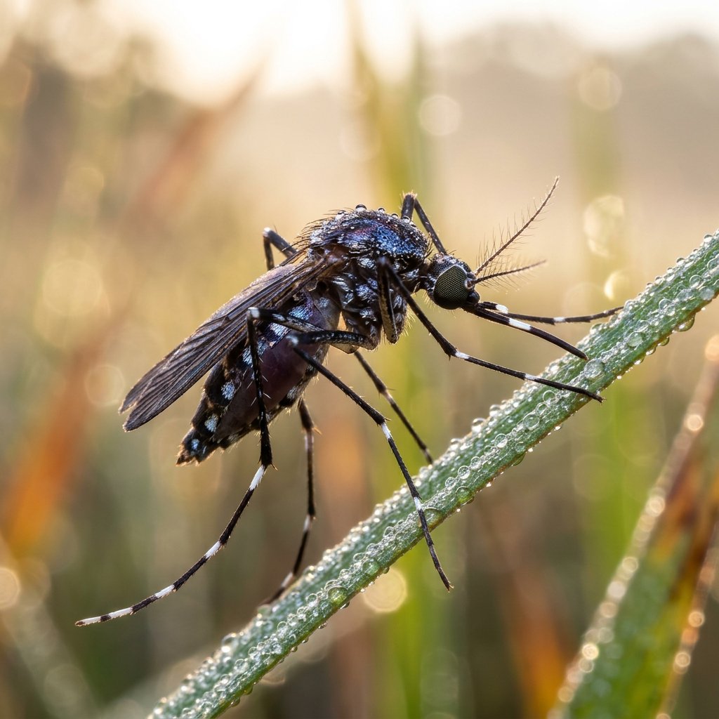 Dark Ricefield Mosquito Psorophora Columbiae Facts Identification Dark Ricefield Mosquito Psorophora Columbiae Facts Identification